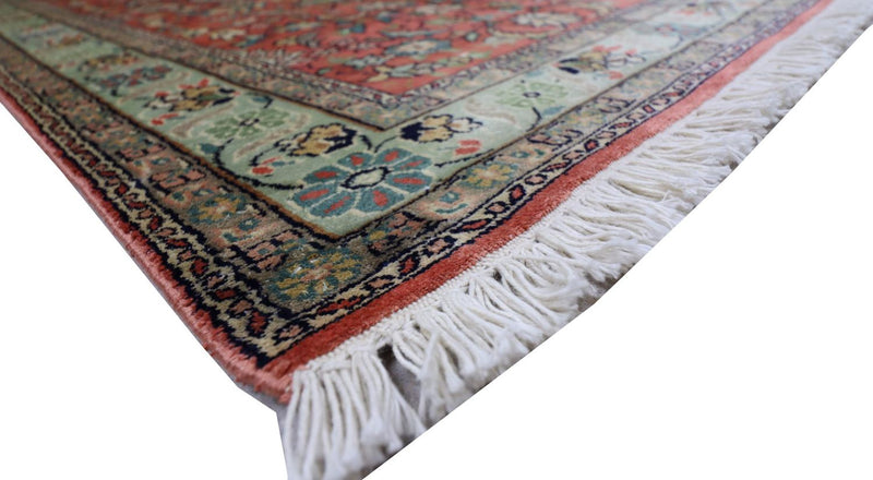 Tappeto di seta - Seta del Kashmir - 153 x 80 cm - rosso