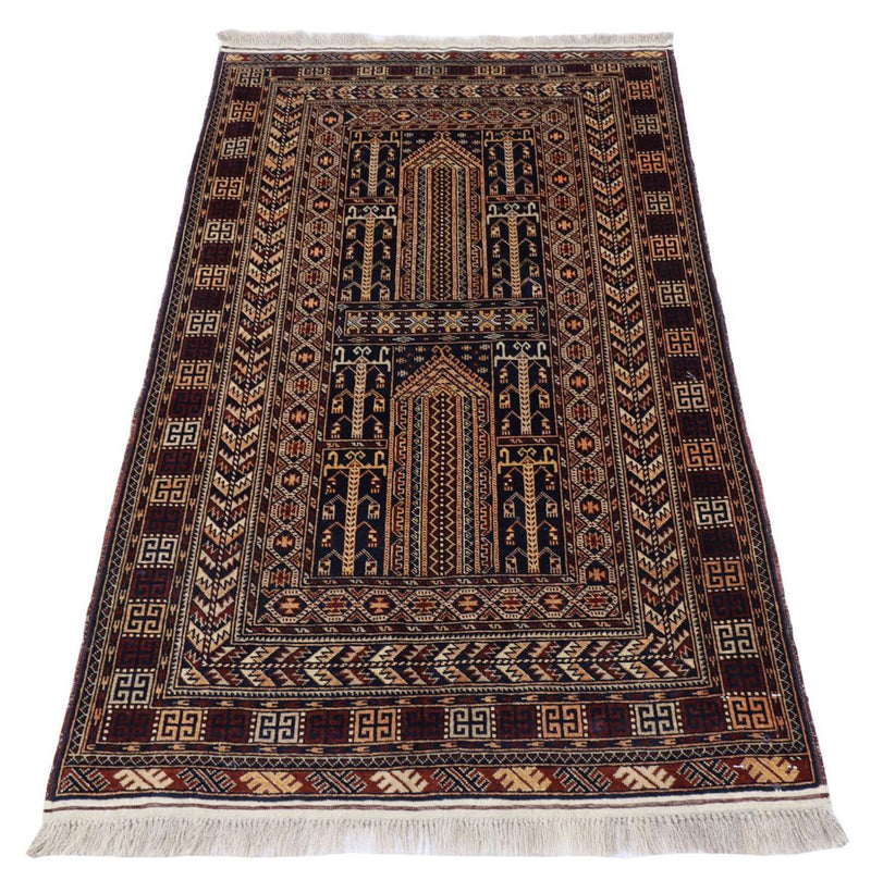 Tappeto Belutsch - 155 x 95 cm - nero