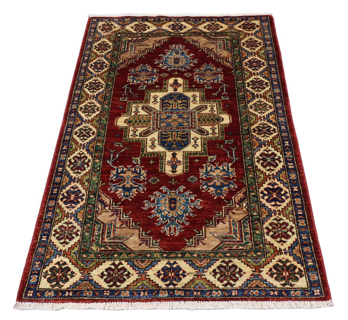 Tappeto Ziegler - Kazak - 155 x 102 cm - rosso scuro