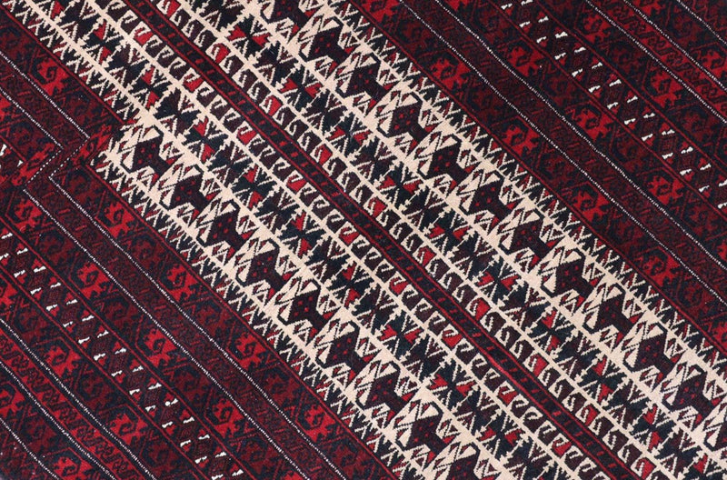 Tappeto afgano - 150 x 95 cm - rosso scuro