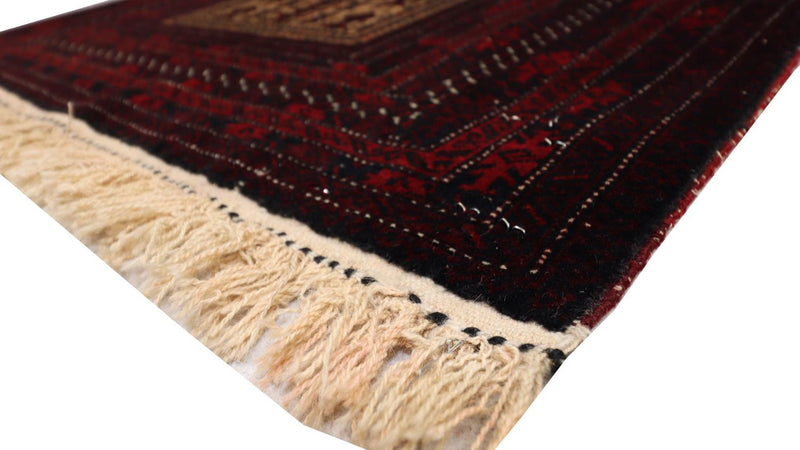 Tappeto afgano - 150 x 95 cm - rosso scuro