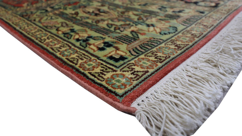 Tappeto di seta - Seta del Kashmir - 88 x 63 cm - multicolore