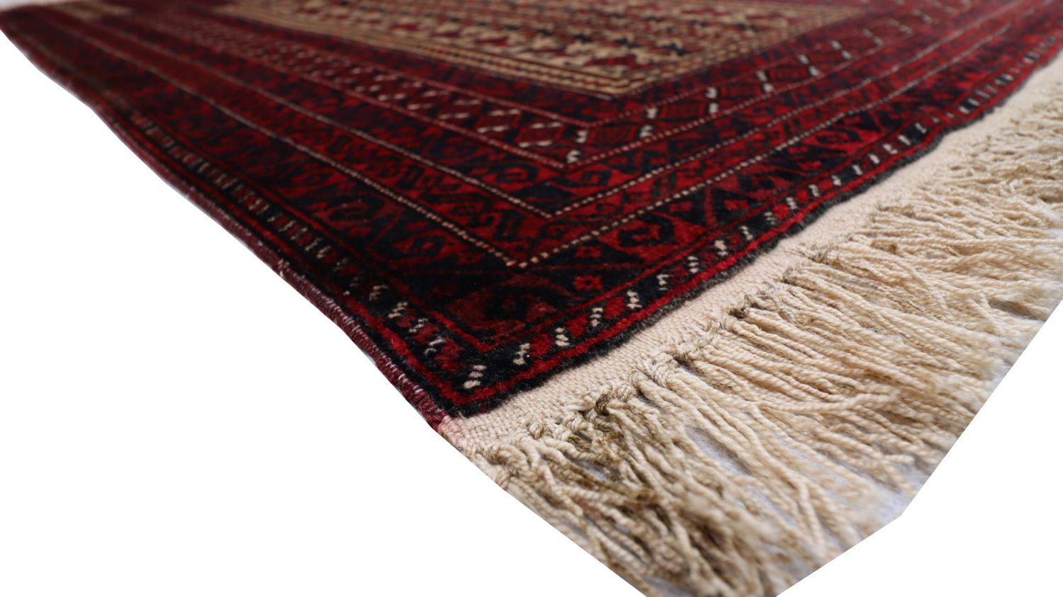 Tappeto Belutsch - 156 x 88 cm - rosso scuro