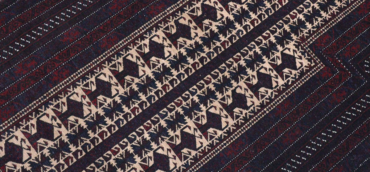 Tappeto afgano - 150 x 95 cm - rosso scuro