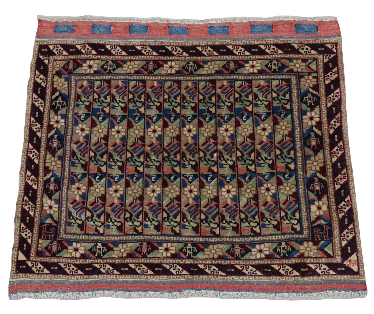Tappeto afgano - Bukhara - 75 x 56 cm - blu