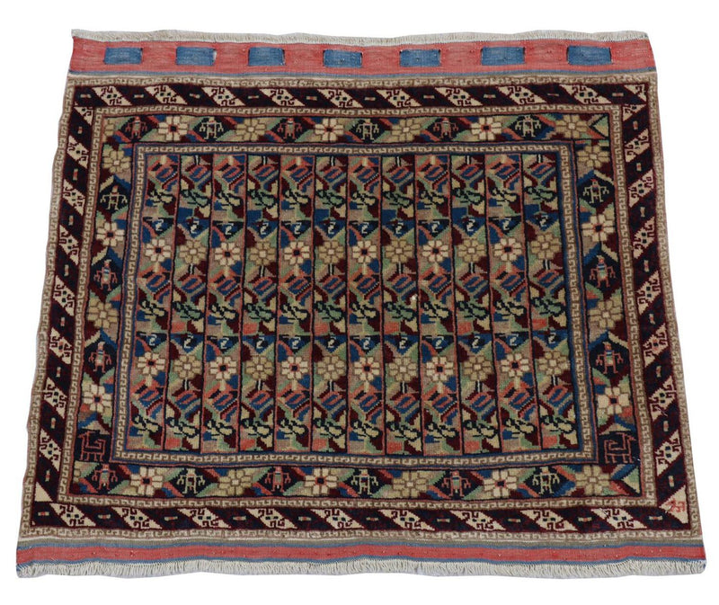 Tappeto afgano - Bukhara - 75 x 56 cm - blu