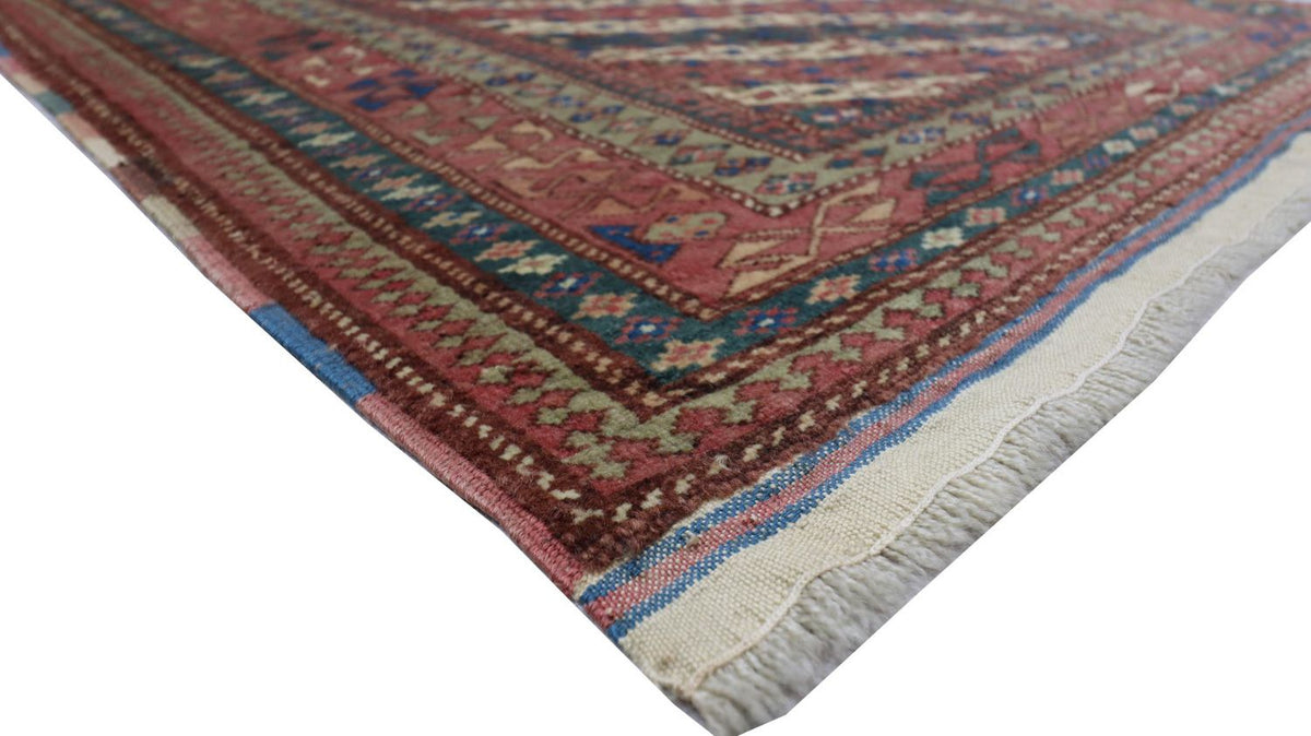 Tappeto afgano - Bukhara quadrato  - 103 x 93 cm - blu scuro