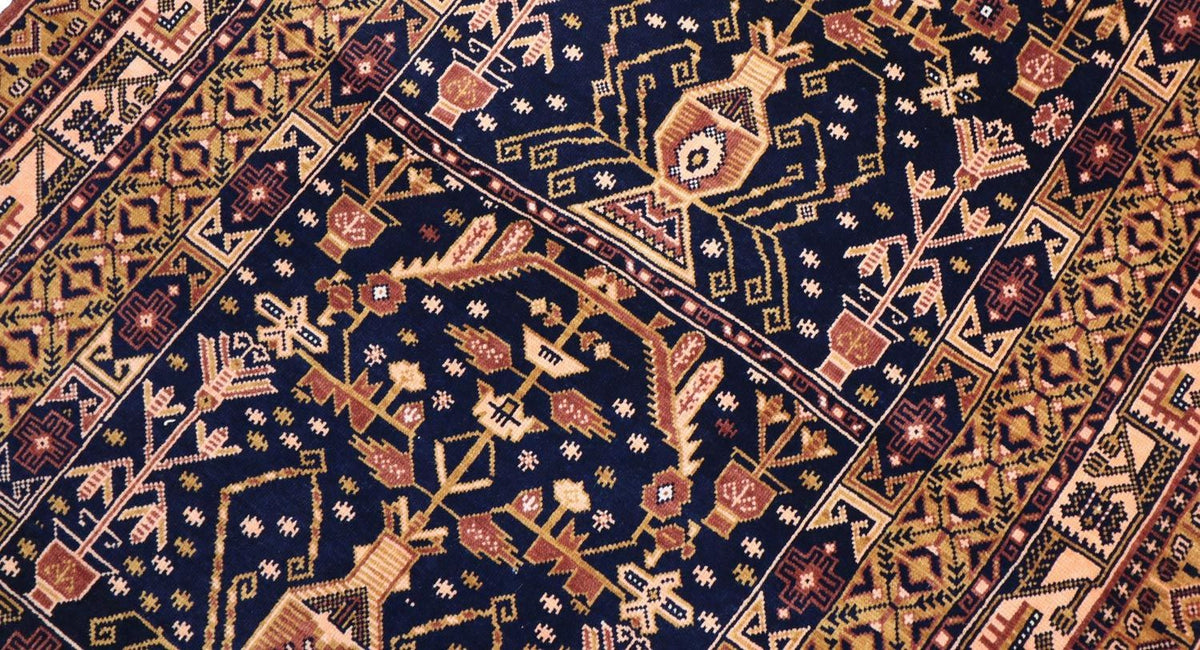 Tappeto afgano - 140 x 102 cm - nero