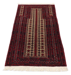 Tappeto Belutsch - 120 x 80 cm - rosso scuro