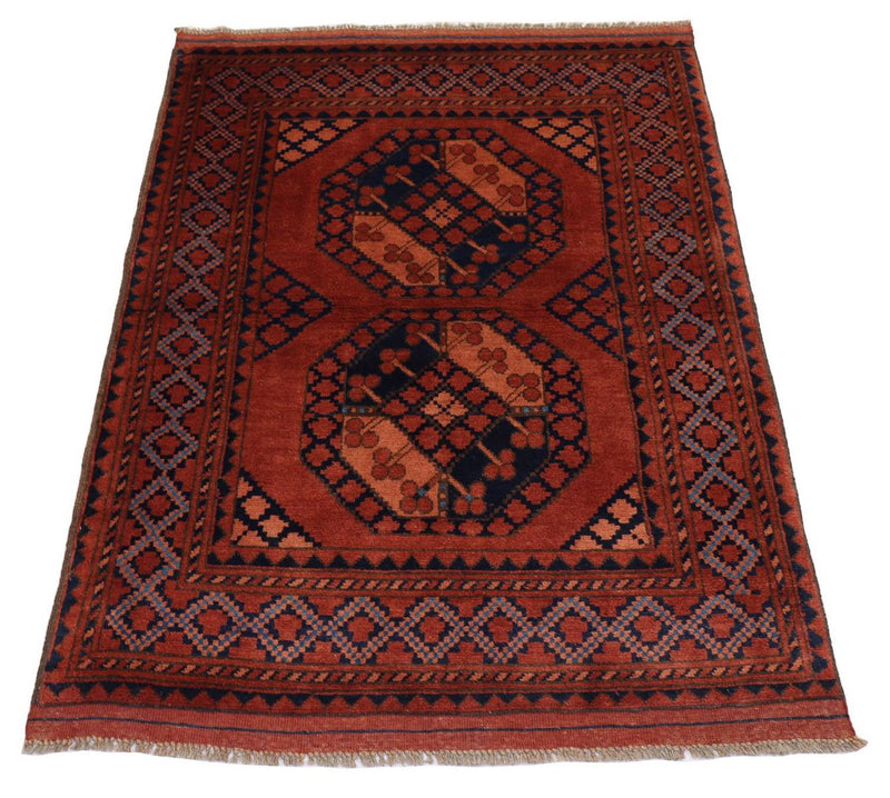 Tappeto afgano - 120 x 92 cm - rosso