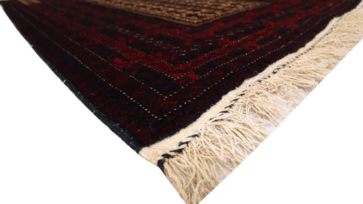 Tappeto afgano - 150 x 95 cm - rosso scuro