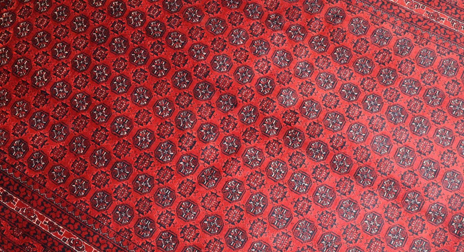 Tappeto afgano - 193 x 144 cm - rosso scuro