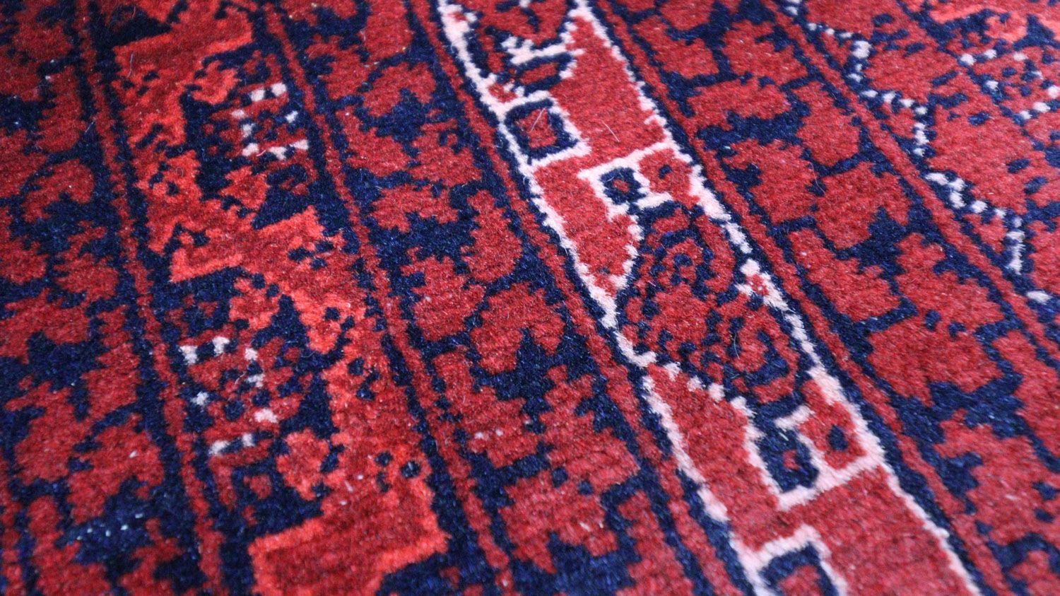 Tappeto afgano - 193 x 144 cm - rosso scuro