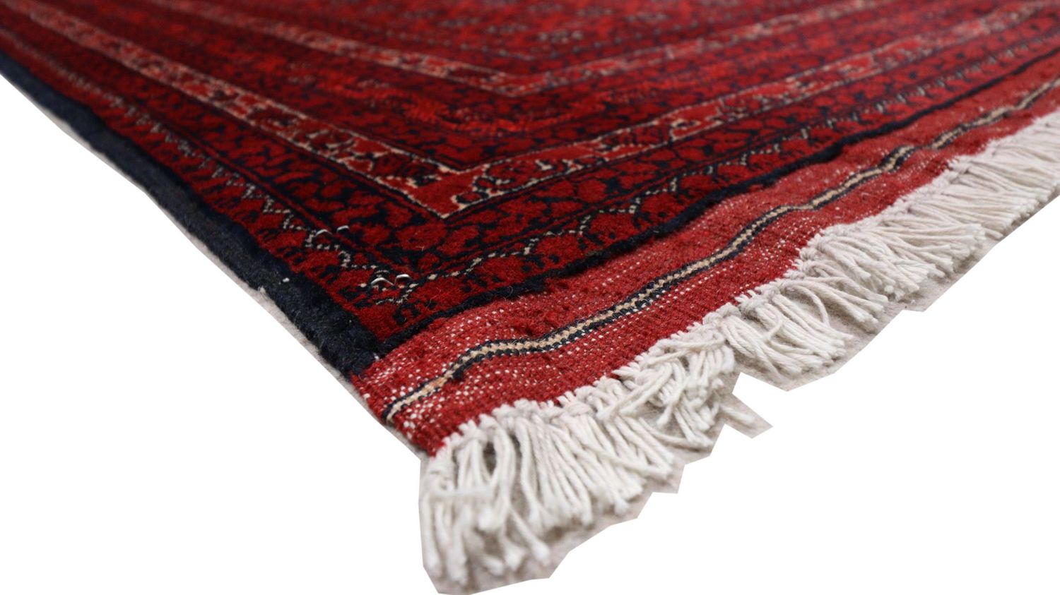 Tappeto afgano - 193 x 144 cm - rosso scuro