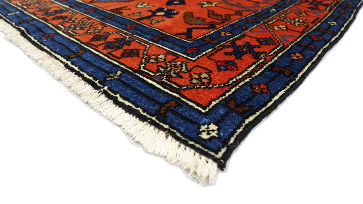 Tappeto orientale - 187 x 122 cm - blu