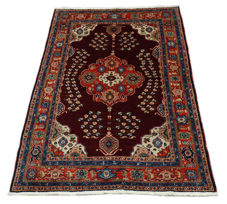Tappeto Ziegler - Kazak - 188 x 122 cm - rosso scuro