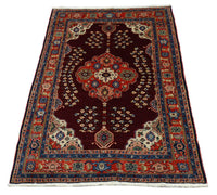 Tappeto Ziegler - Kazak - 188 x 122 cm - rosso scuro