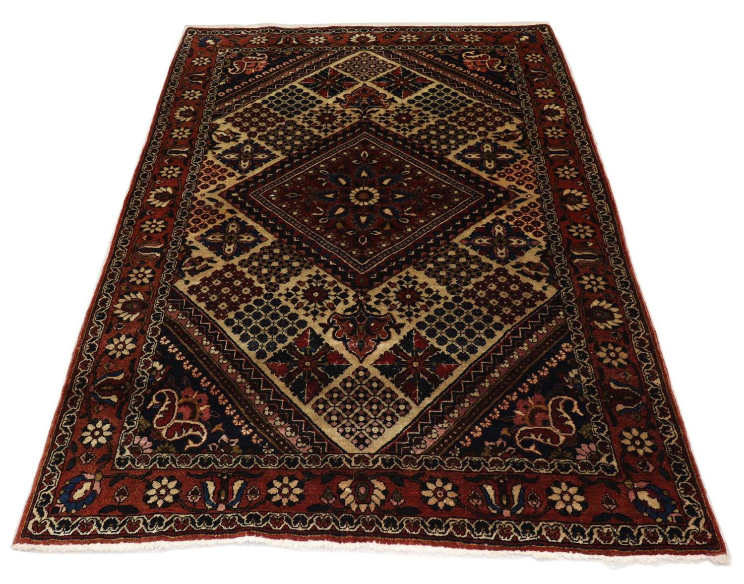 Tappeto Persero - Nomade - 204 x 142 cm - rosso scuro