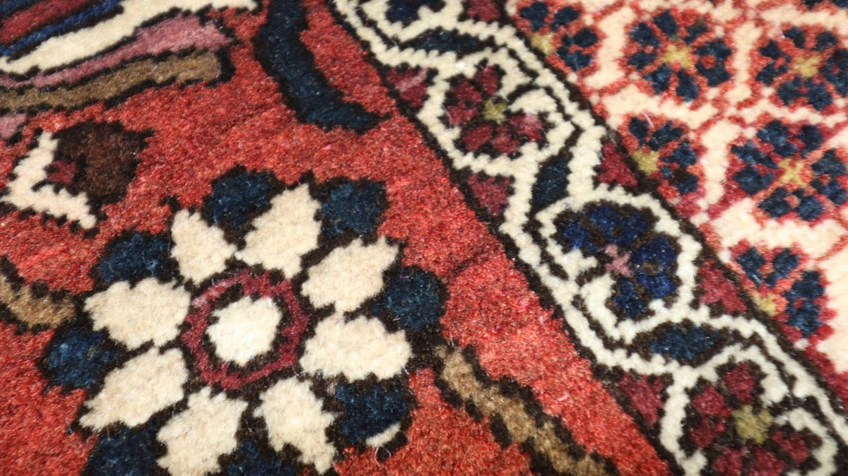 Tappeto Persero - Nomade - 204 x 142 cm - rosso scuro