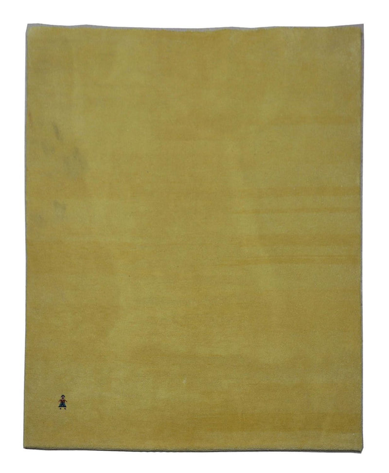 Tappeto Gabbeh - Loribaft Persero - 155 x 128 cm - verde oliva