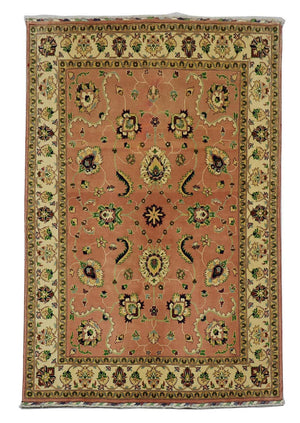 Tappeto orientale - 192 x 151 cm - ruggine