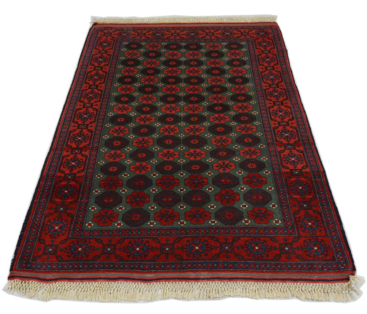 Tappeto afgano - 170 x 130 cm - rosso scuro