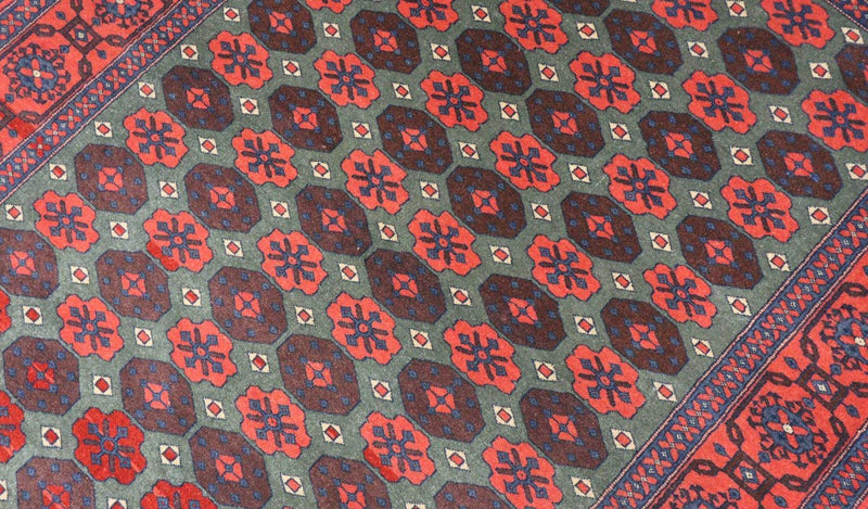 Tappeto afgano - 170 x 130 cm - rosso scuro