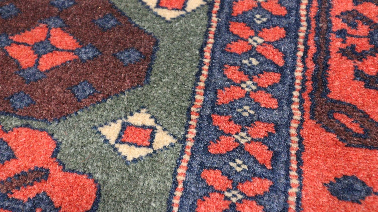 Tappeto afgano - 170 x 130 cm - rosso scuro