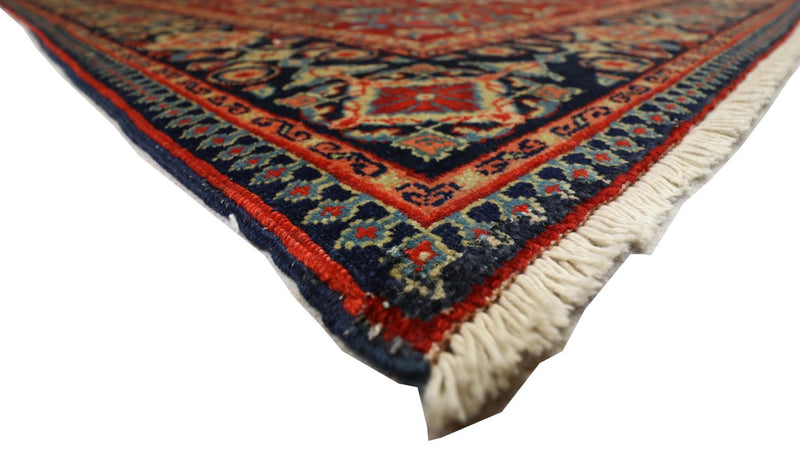 Tappeto orientale - 205 x 139 cm - rosso scuro