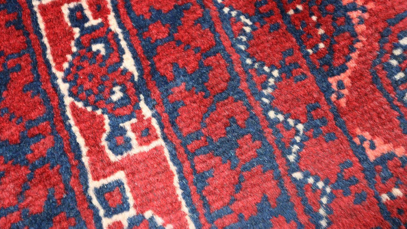 Tappeto afgano - 195 x 151 cm - rosso scuro