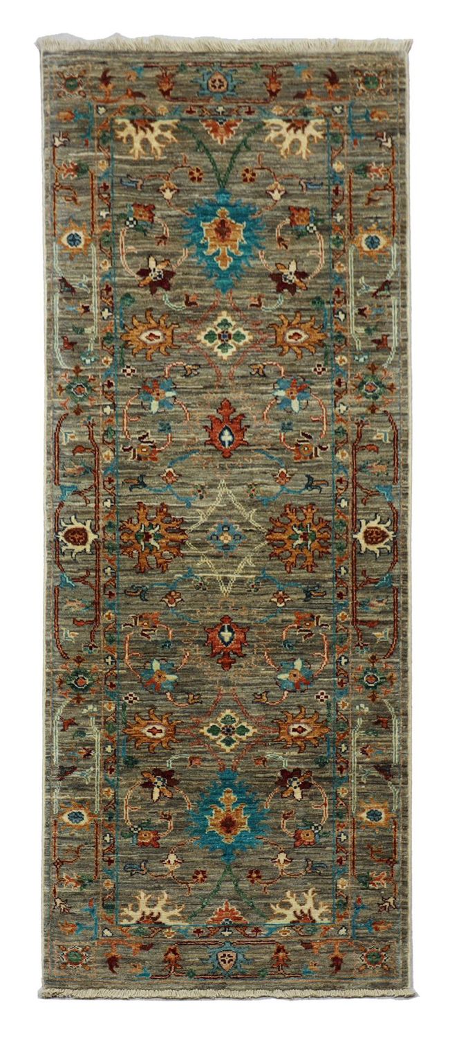 Tappeto corsia Tappeto Ziegler - 201 x 77 cm - verde oliva