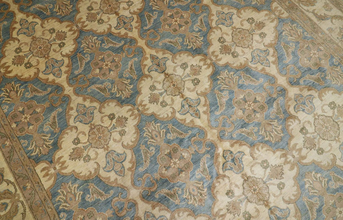 Tappeto Ziegler - 354 x 264 cm - turchese