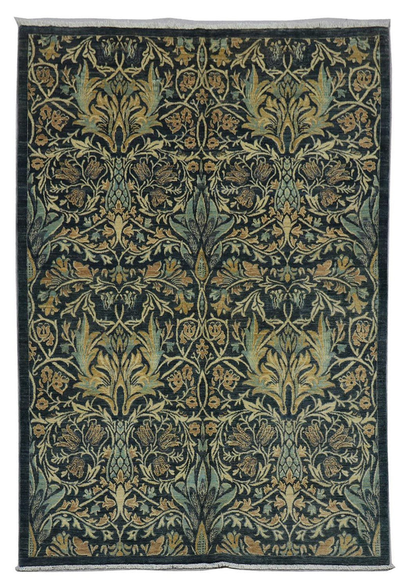 Tappeto Ziegler - 229 x 172 cm - blu petrolio