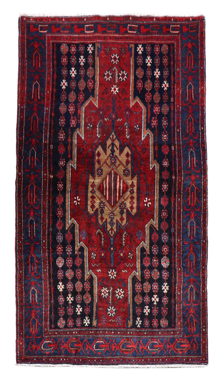 Tappeto Gabbeh - Loribaft Persero - 243 x 133 cm - rosso