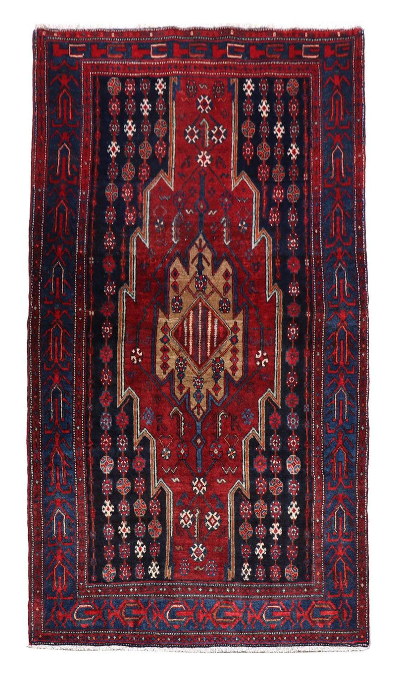 Tappeto Gabbeh - Loribaft Persero - 243 x 133 cm - rosso