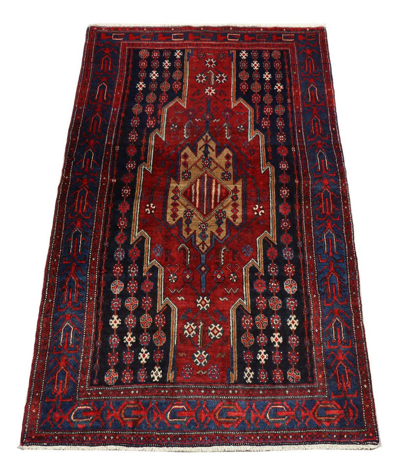 Tappeto Gabbeh - Loribaft Persero - 243 x 133 cm - rosso