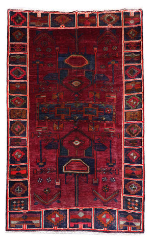 Tappeto Gabbeh - Loribaft Persero - 220 x 160 cm - rosso chiaro