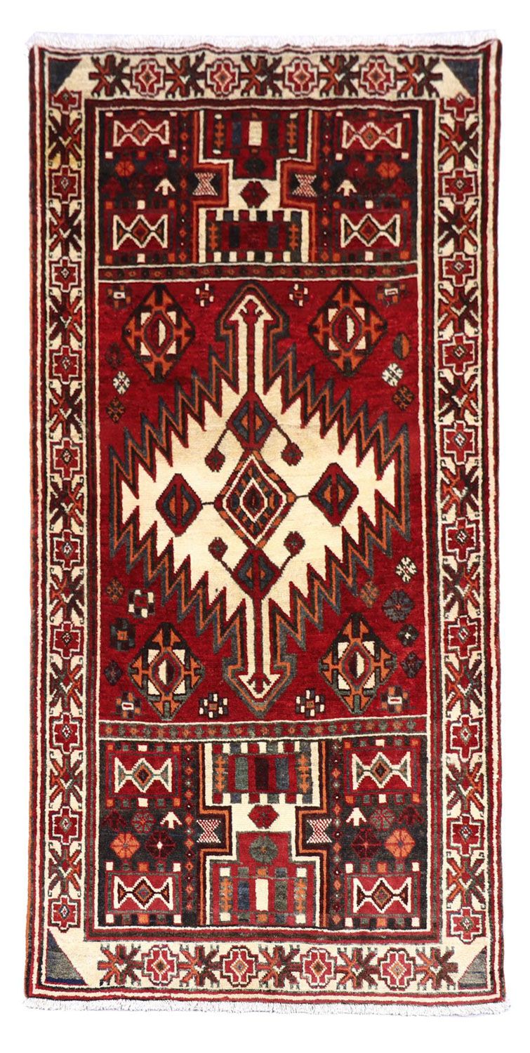 Tappeto corsia Tappeto Persero - Nomade - 245 x 135 cm - rosso