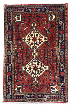 Tappeto Persero - Nomade - 212 x 151 cm - rosso scuro