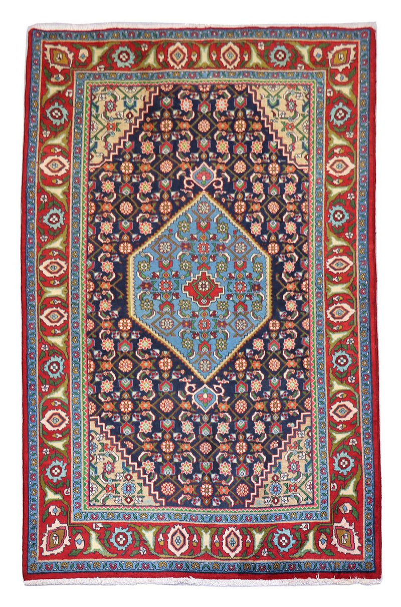 Tappeto Persero - Nomade - 203 x 137 cm - blu scuro