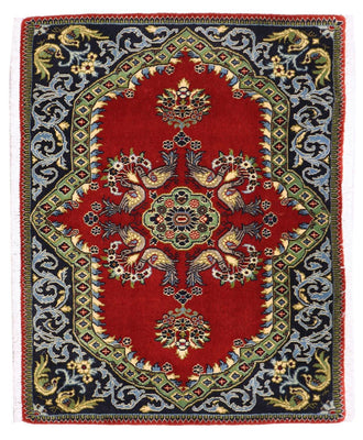 Tappeto Persero - Keshan - 97 x 73 cm - rosso