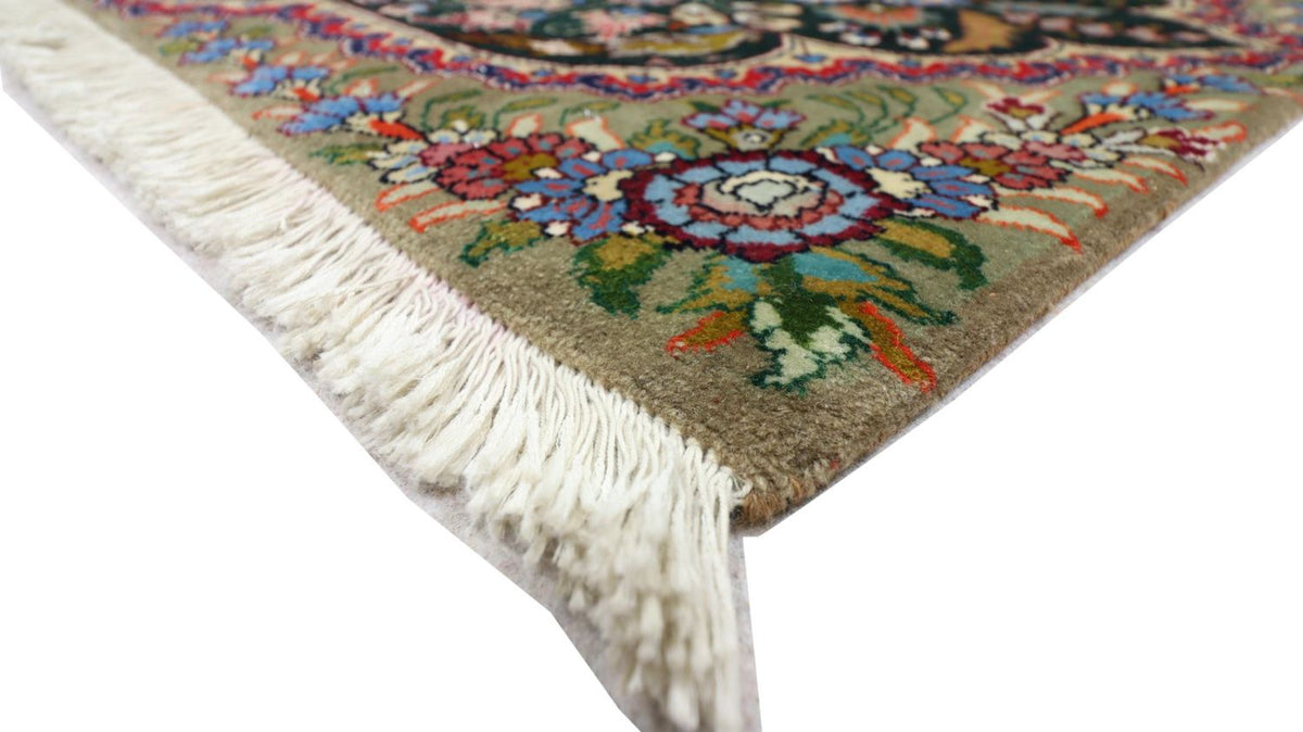 Tappeto Persero - Tabriz - 92 x 68 cm - blu scuro
