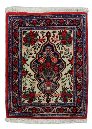 Tappeto Persero - Bidjar - 67 x 55 cm - rosso