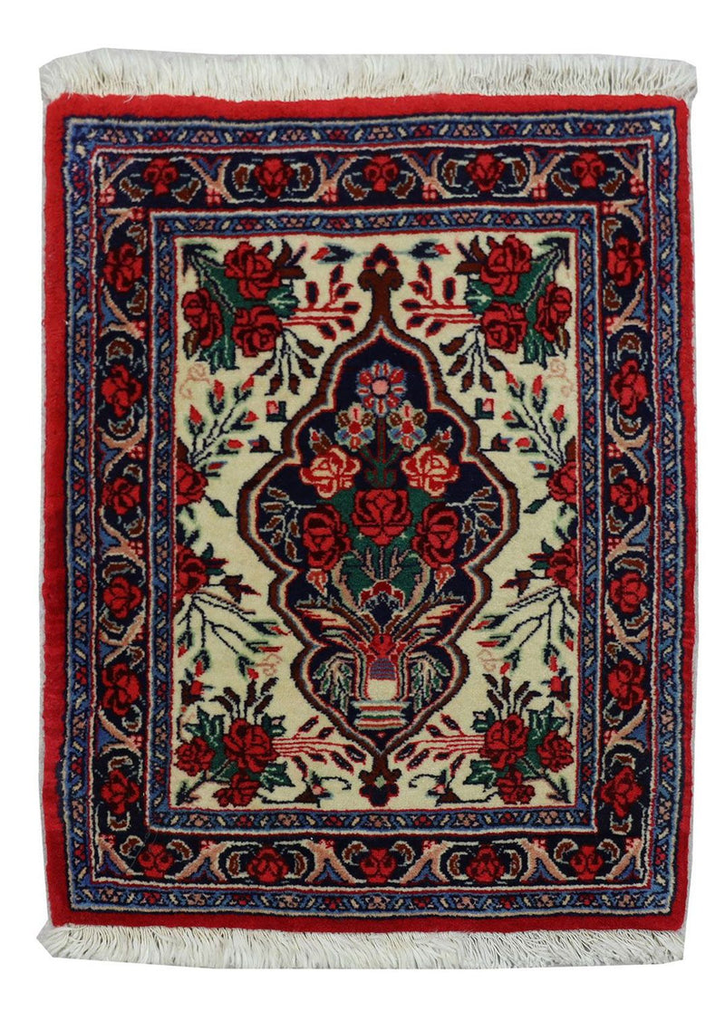 Tappeto Persero - Bidjar - 67 x 55 cm - rosso