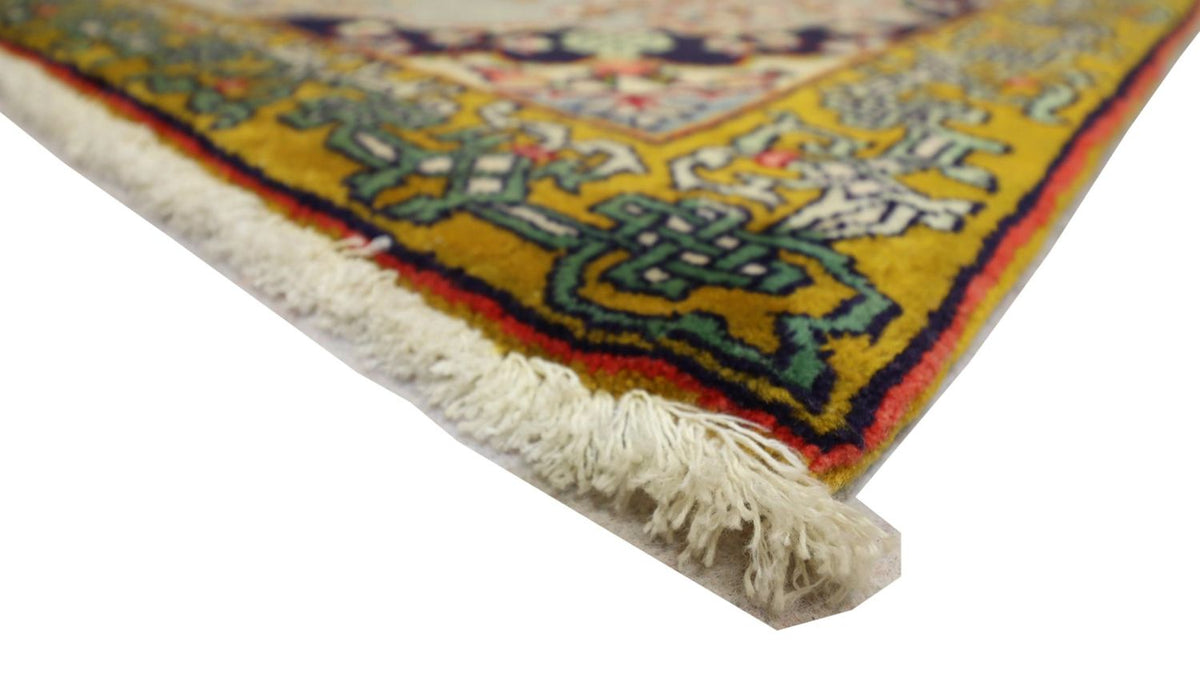 Tappeto Persero - Ghom quadrato  - 91 x 78 cm - argento