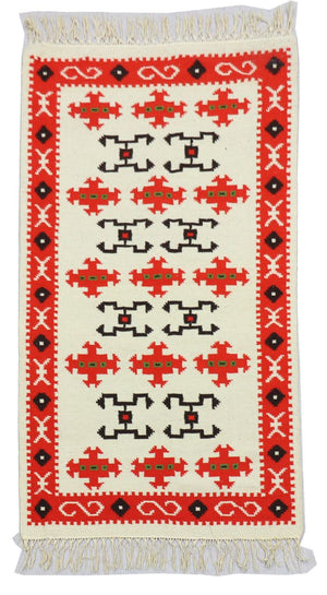 Tappeto Kelim - Tendenza - 160 x 100 cm - beige