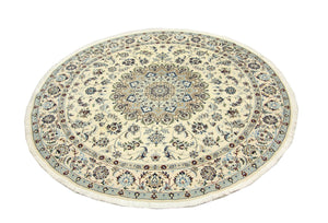 Tappeto Persero - Nain rotondo  - 250 x 250 cm - bianco naturale