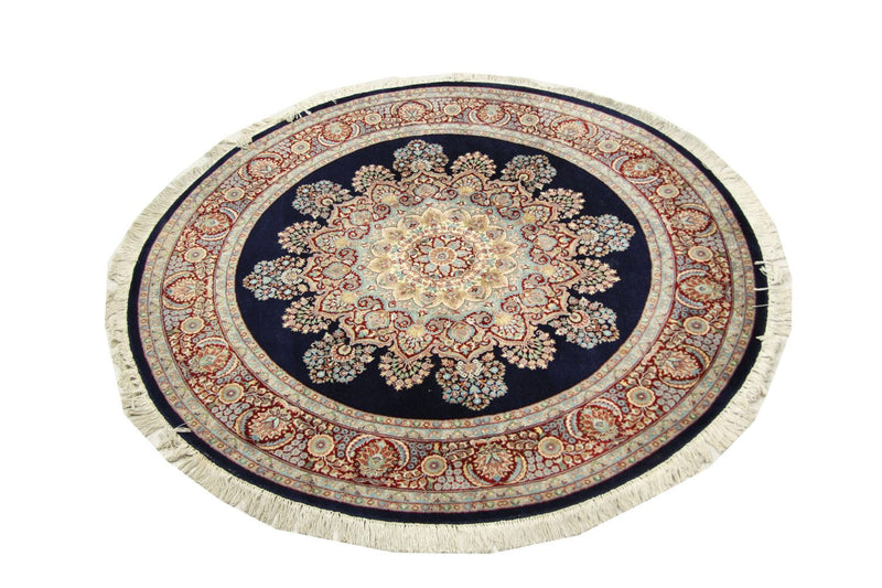 Tappeto cinese rotondo  - 184 x 184 cm - blu
