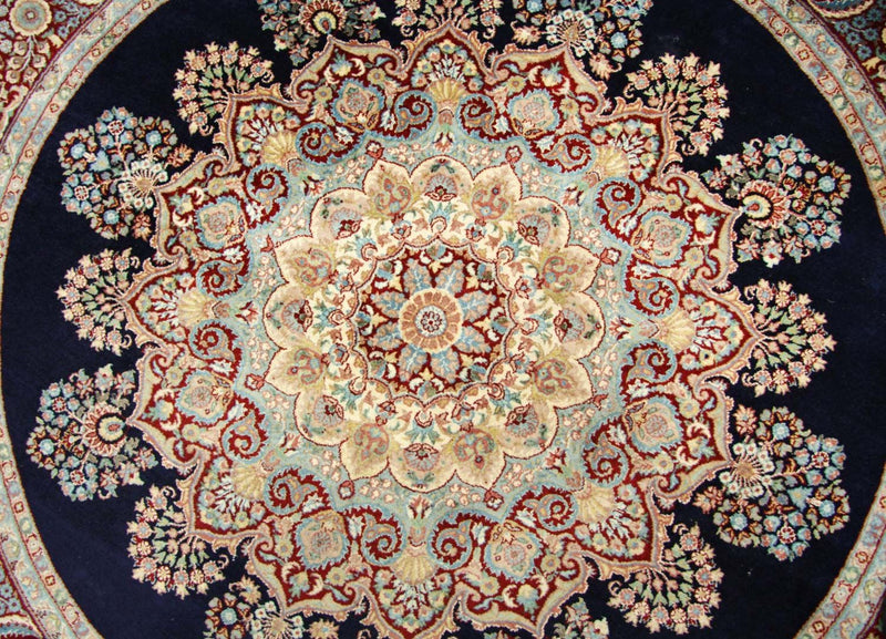 Tappeto cinese rotondo  - 184 x 184 cm - blu