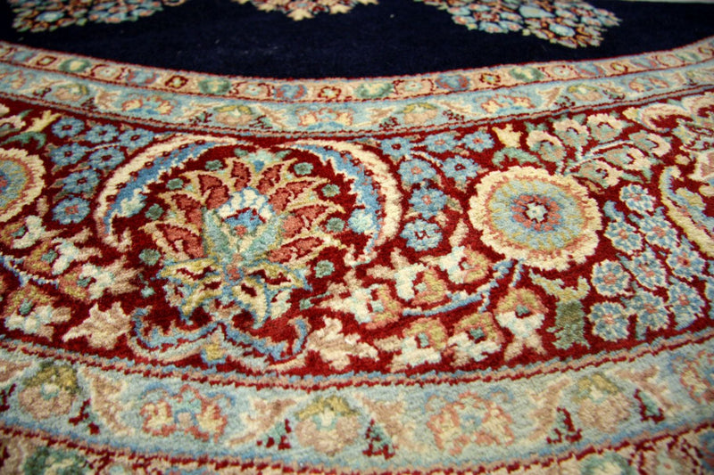Tappeto cinese rotondo  - 184 x 184 cm - blu